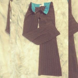 4/$20 NO BOUNDARIES glitter-stripe strtch pnts 9’s